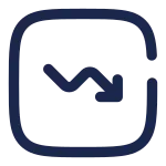 Graph Down SVG Icon